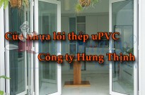 Cửa nhựa lõi thép uPVC - công ty Hưng Thịnh 